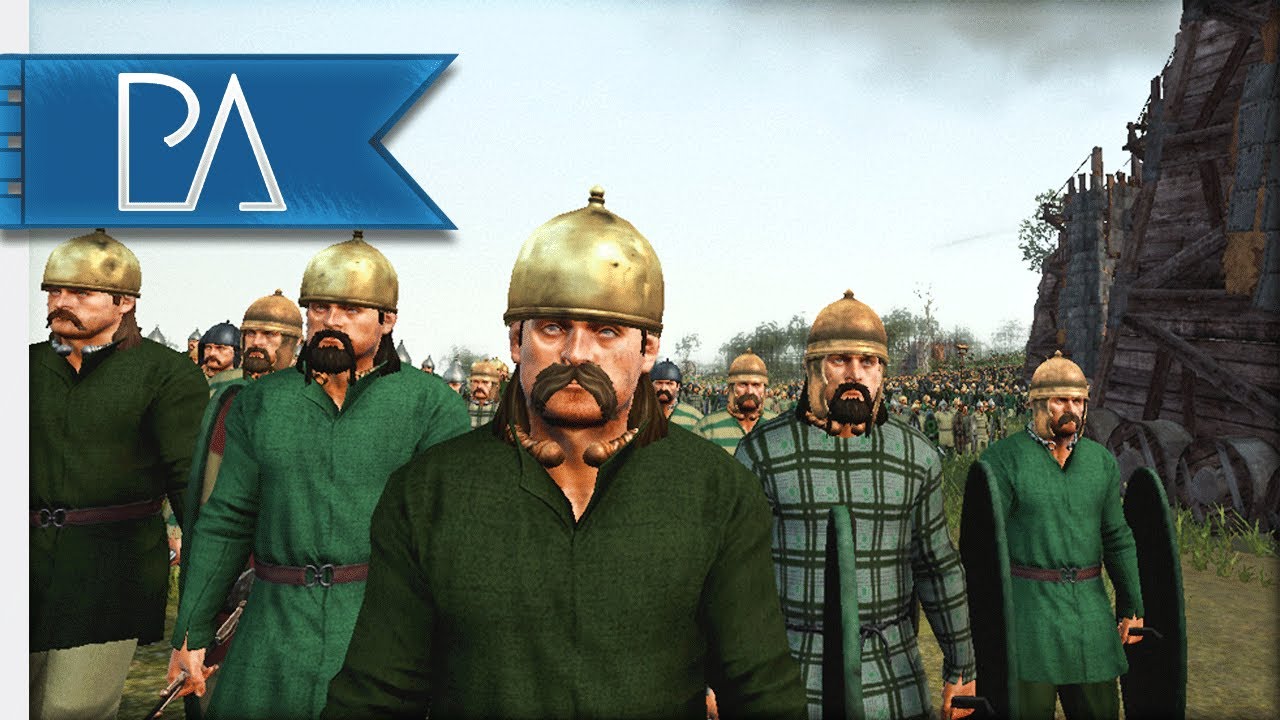 MASSIVE BARBARIAN INVASION! 4v4 Siege Battle - Total War: Rome 2