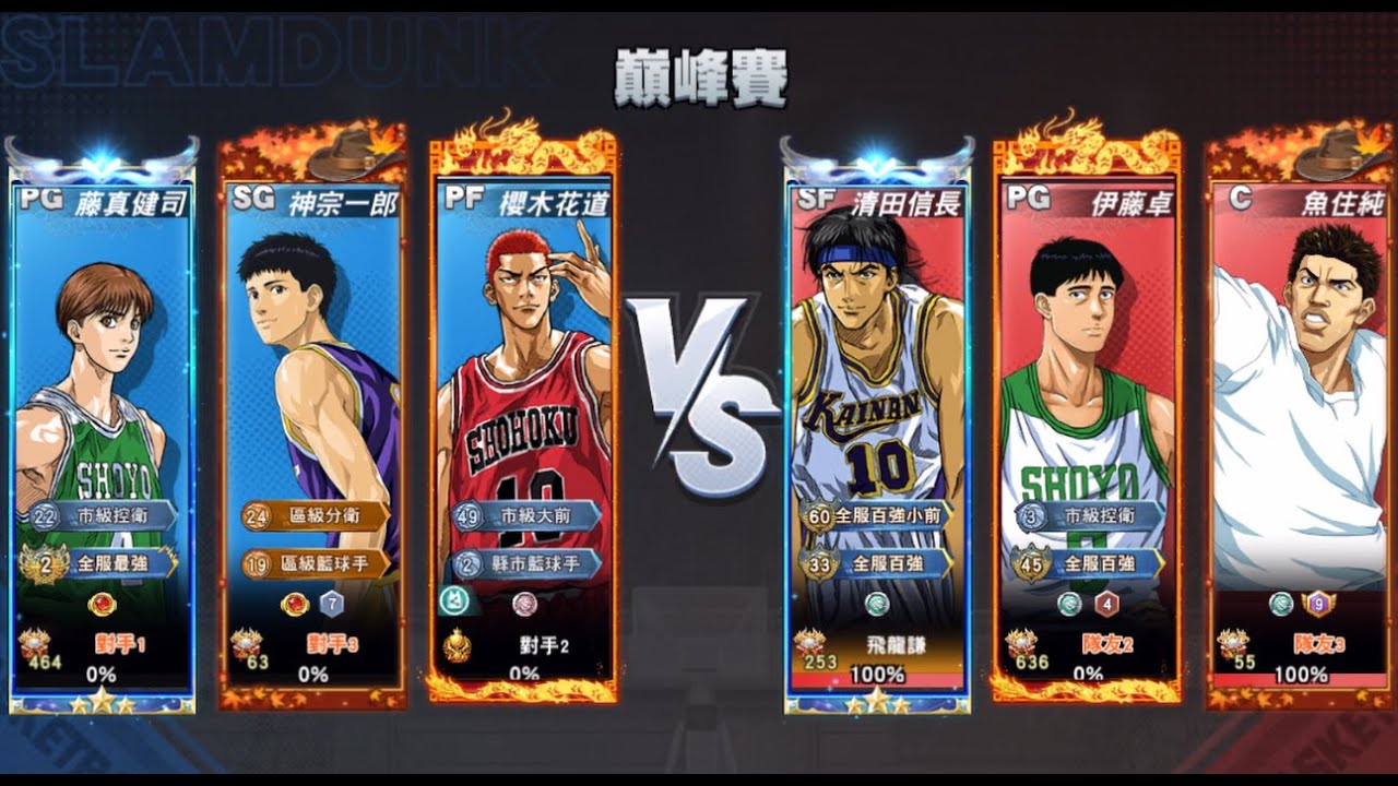 灌籃高手-S28巔峰賽 傳奇清田信長 VS #2傳奇藤真健司 真是緊張的巔峰賽 #slamdunk #灌籃高手 #傳奇清田信長 #傳奇藤真健司 #傳奇櫻木花道 #集訓魚住純 #伊藤卓 #集訓神宗一郎