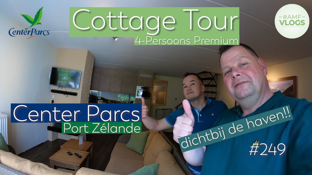 COTTAGE TOUR |CENTER PARCS PORT ZELANDE |4 PERSOONS PREMIUM |VLOG 249 |#AMFVLOGS