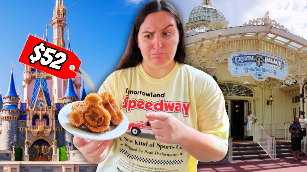 BEST BREAKFAST AT DISNEY WORLD? Crystal Palace $52 Breakfast Buffet in Magic Kingdom