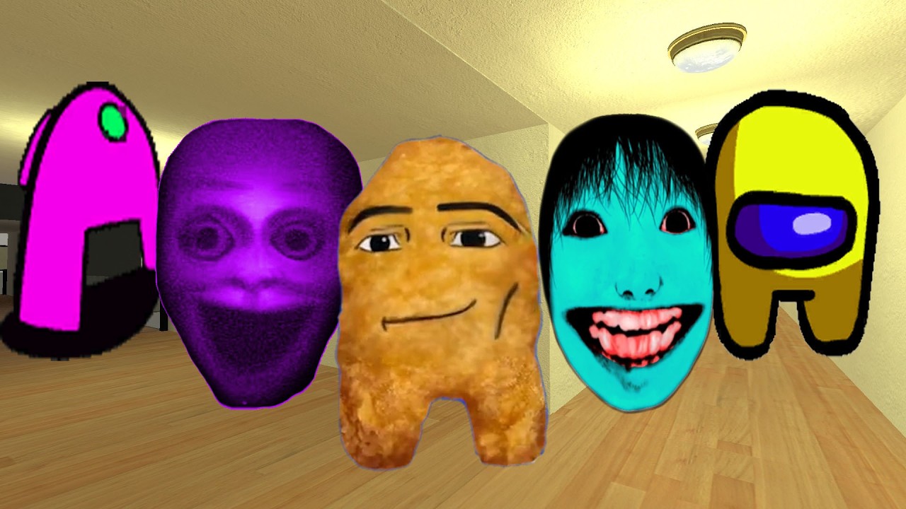 Too Much All Pack NextBot:Scary Among Us,Jungler Nico's And Yoshie Nextbots Chase in Garry's Mod!