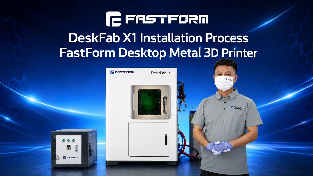 Deskfab X1 Desktop Metal 3d printer installation by Fastform #metal3dprinting