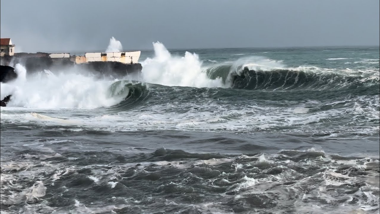 Cyclone harry in catania Sicily 
