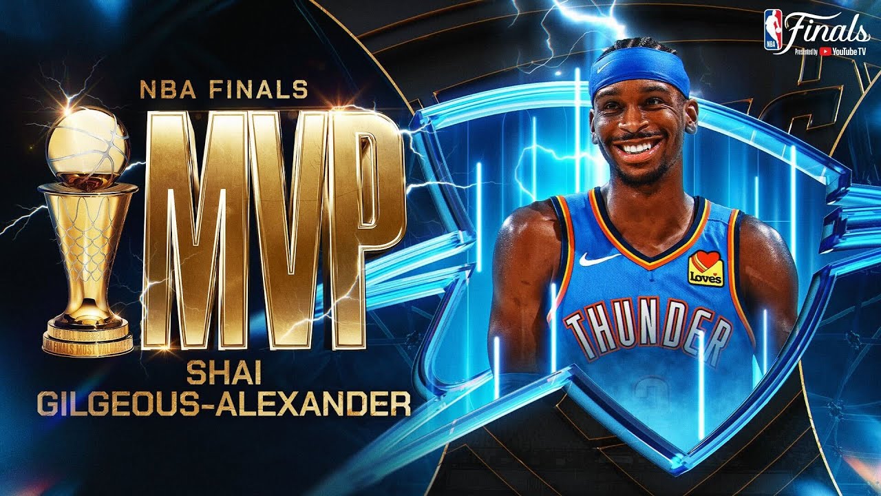 Шай Джилджес-Александр — MVP финала НБА 2025 года 🏆 | (30,3 очка за игру, 4,6 подбора и 5,6 резул...