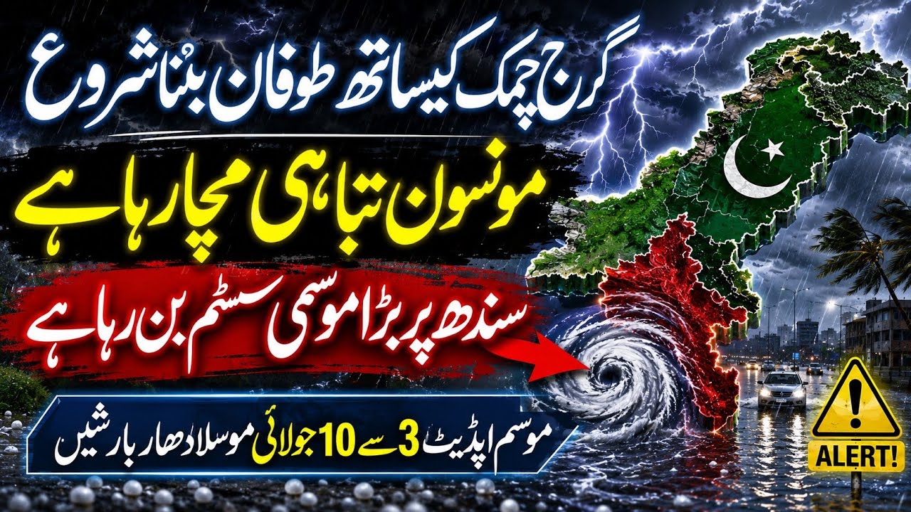 Weather update for next 72 hour's | widespread rain forecast | monsoon update | Sindh weather report