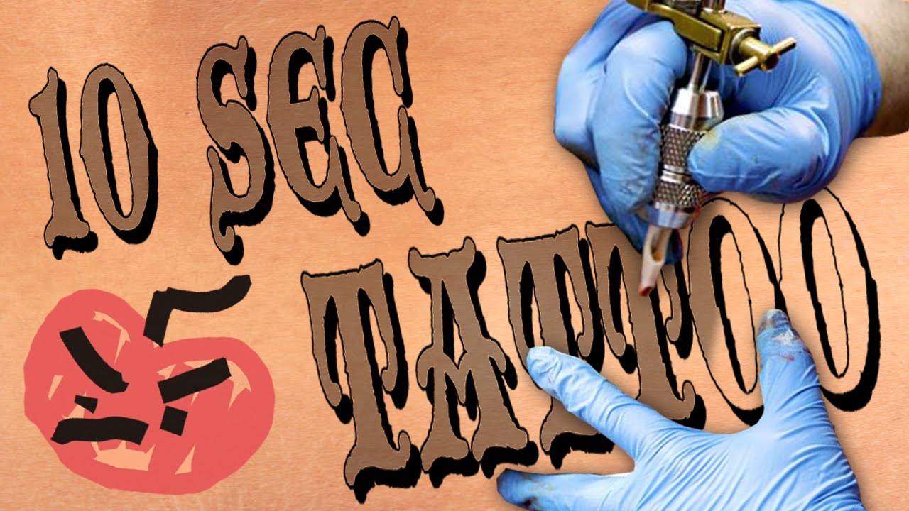 BEST TATTOOS EVER - 10 Second Tattoo