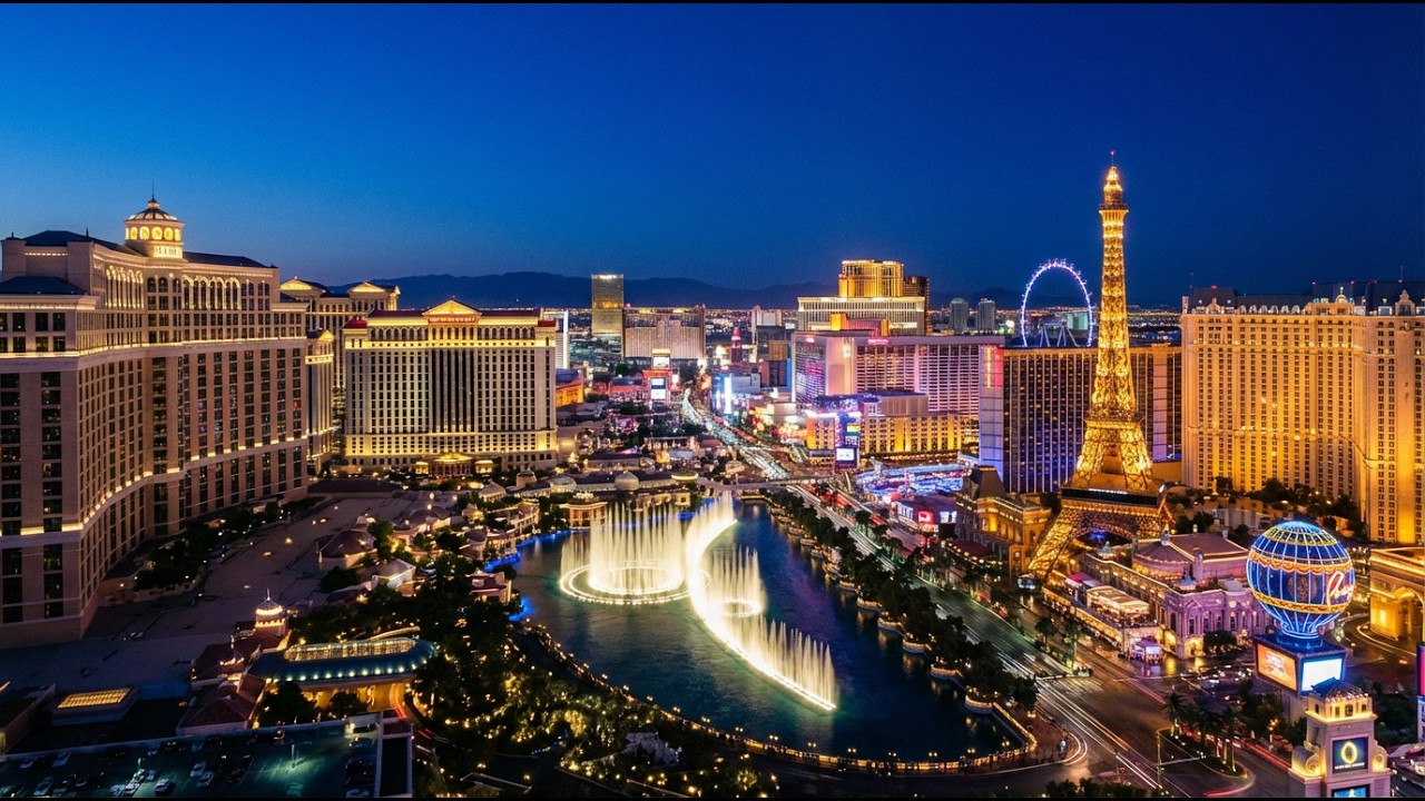 Las Vegas Strip Driving Tour | Beautiful Late Afternoon