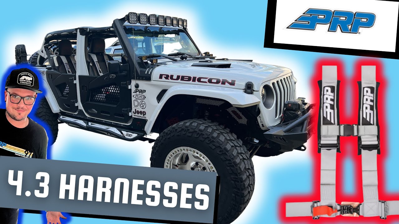 Надежная безопасность: ремни безопасности PRP и дуги Rockhard 4x4 в Jeep JL — установка и обзор