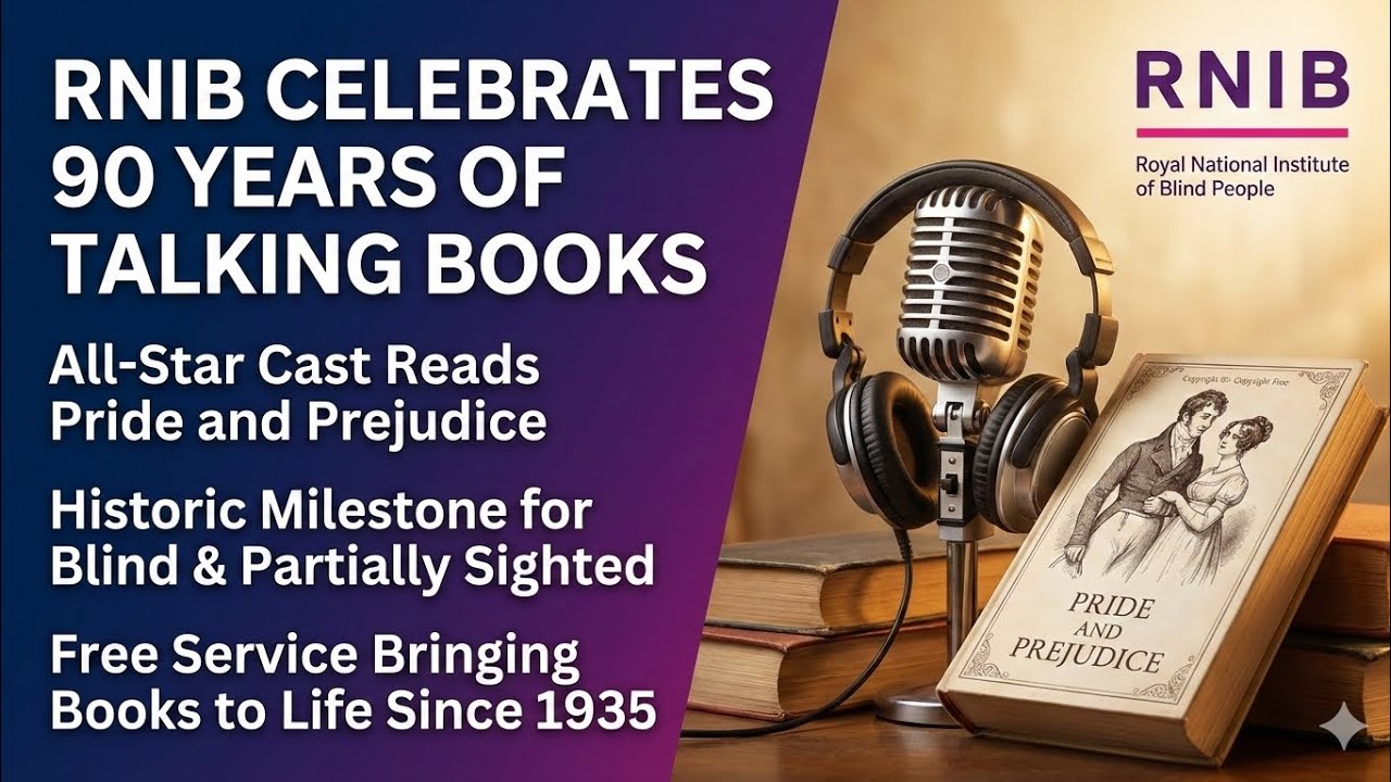 RNIB के 90 Years: Legend Voices और Pride & Prejudice! ग्रामोफोन से Stephen Fry तक – Watch Now!