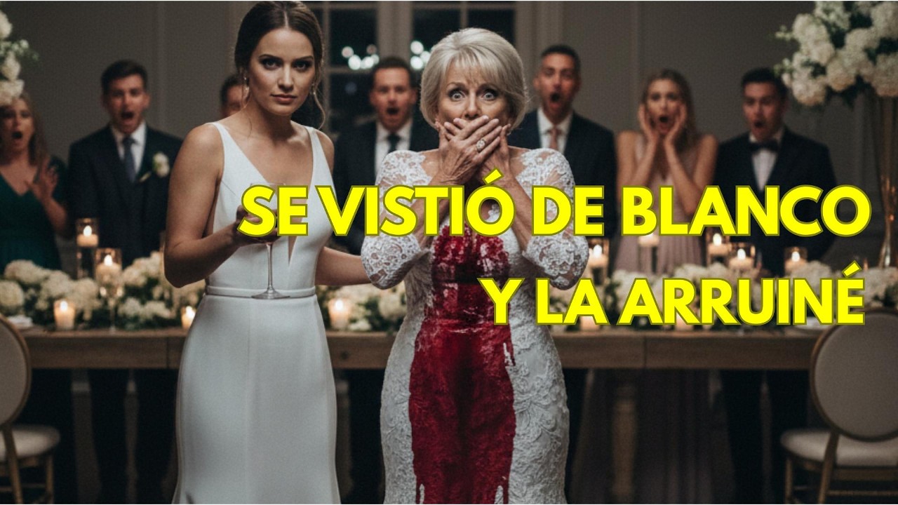 Mi Suegra vino de BLANCO a mi Boda y la ARRUINÉ con Vino Tinto 🍷