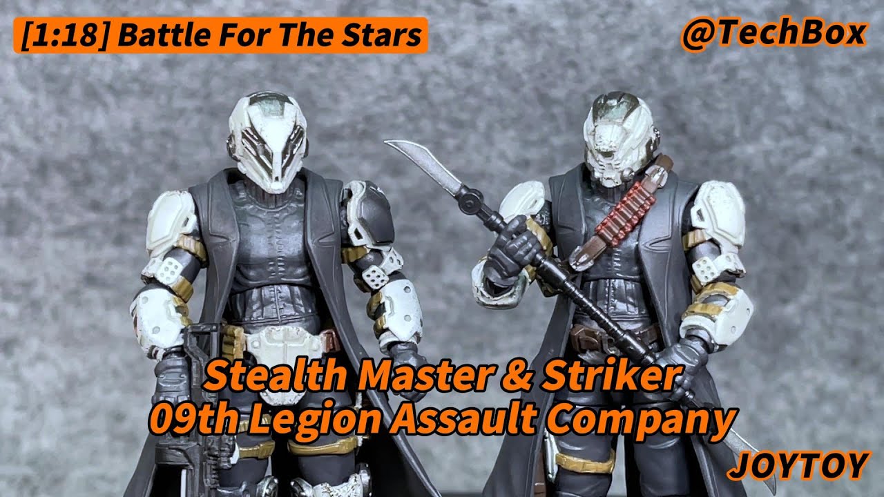 Joytoy Battle For The Stars, Stealth Master & Striker, 1/18 scale action figure