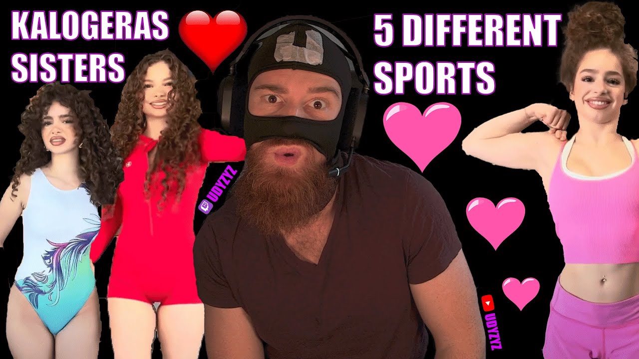 UDYZYZ REACTION to KALOGERAS SISTERS | We Tried 5 Different SPORTS