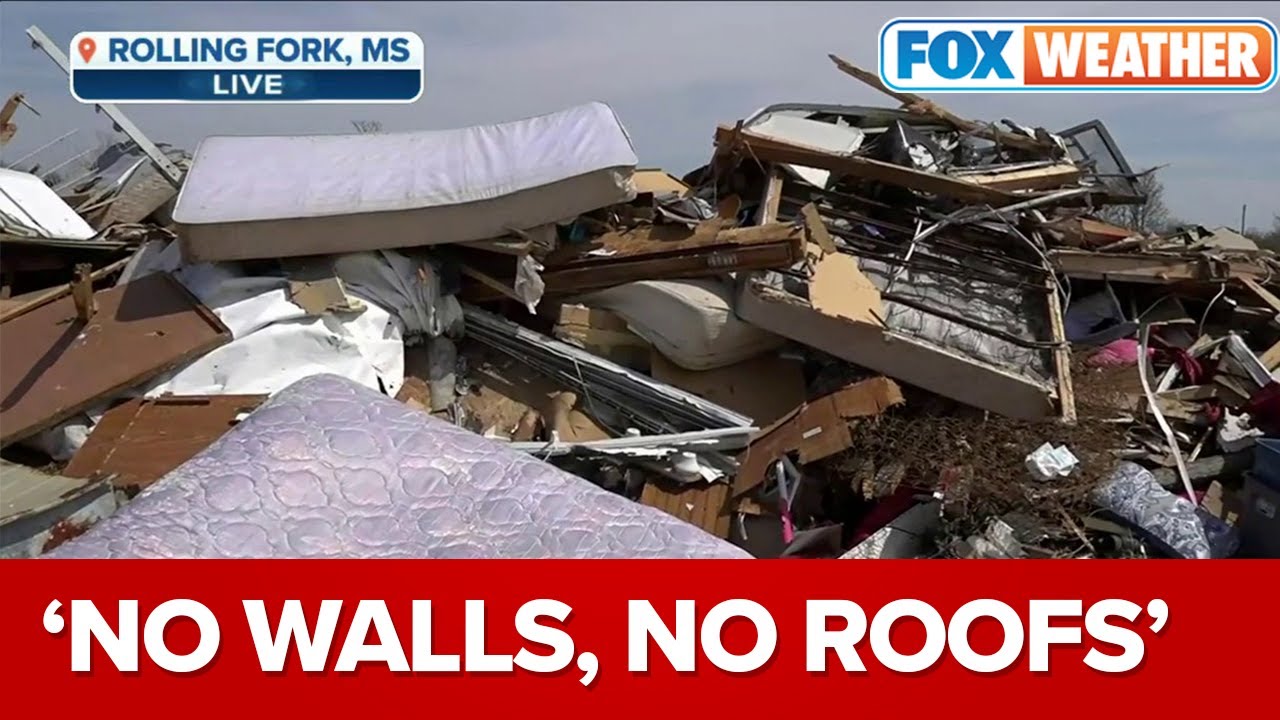 Rolling Fork, MS Homes Reduced to Rubble After Deadly Tornado