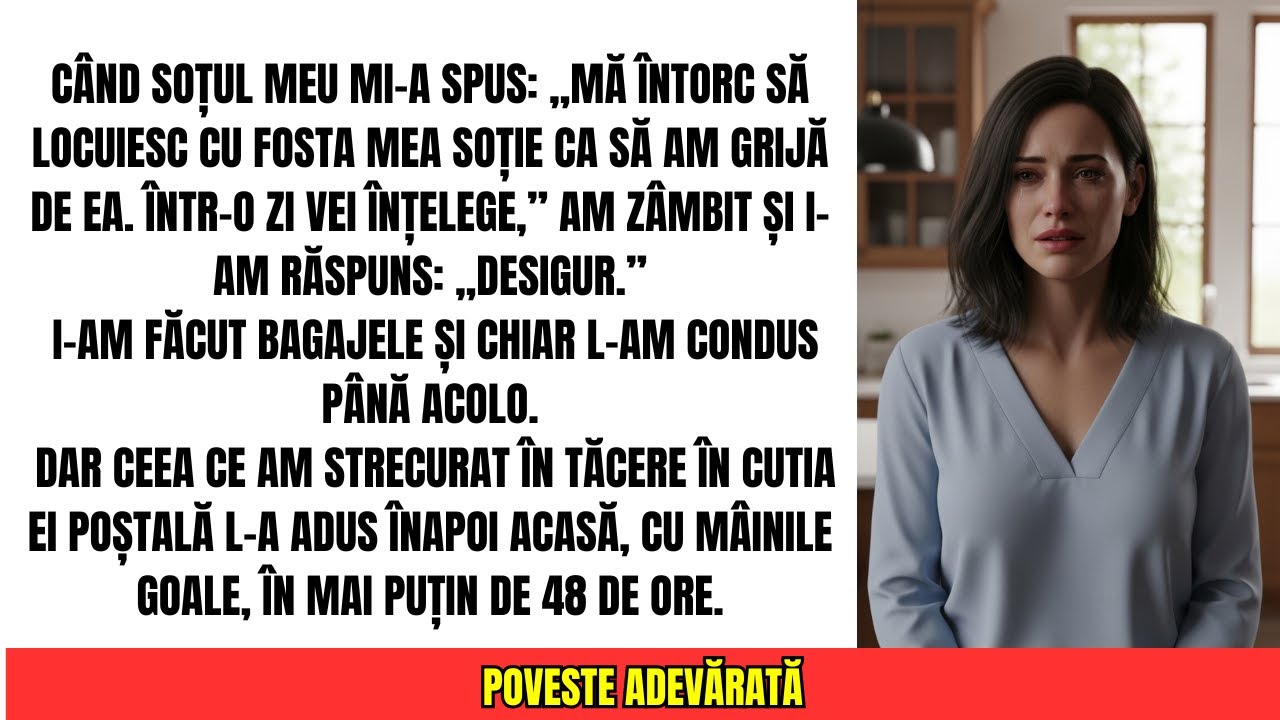 Soțul Meu M-a Lăsat pentru Fosta—Dar S-a Întors Acasă cu Mâinile Goale