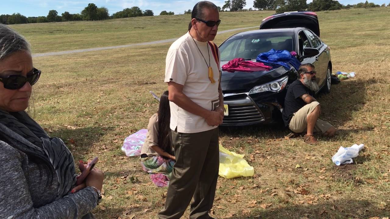 Trail of Cheers Begins  Telequah, Ok   Video 1  Sunday 10 9 16