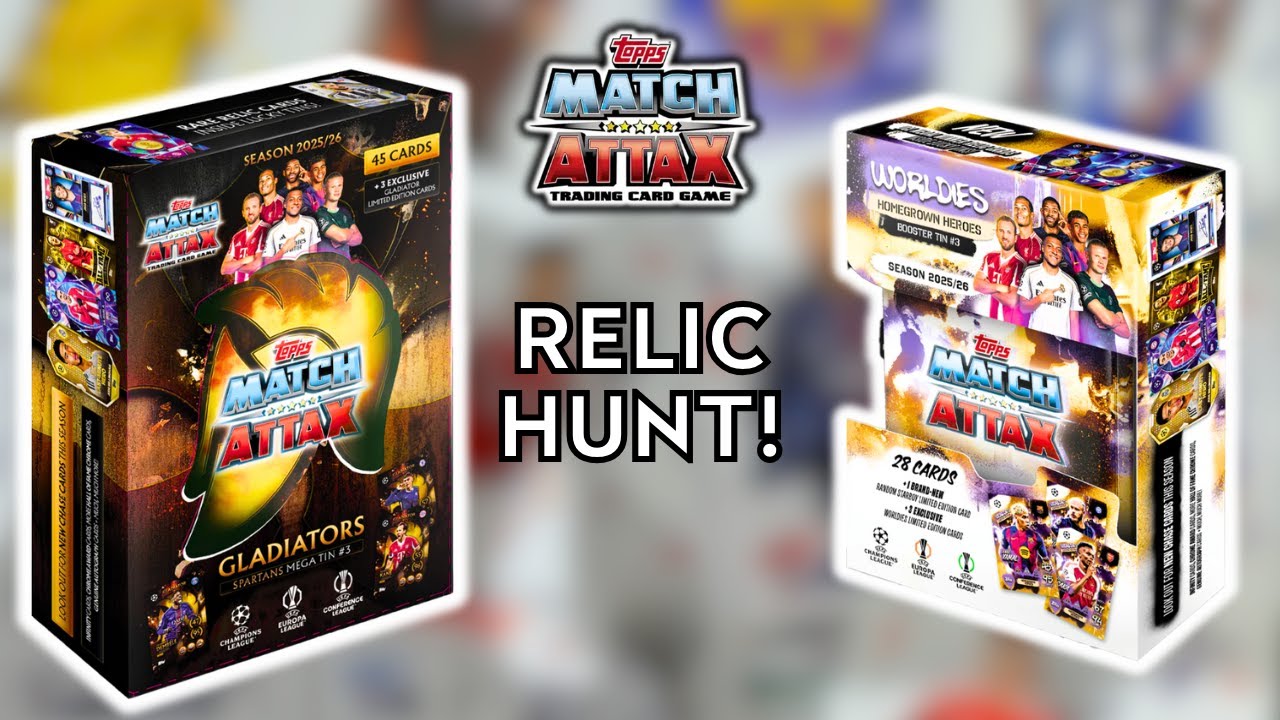 ОХОТА ЗА РЕЛИКТИВНОЙ КАРТОЙ | TOPPS MATCH ATTAX 2025/26 | ОТКРЫТИЕ МЕГА- И МИНИ-КОРОБОК!