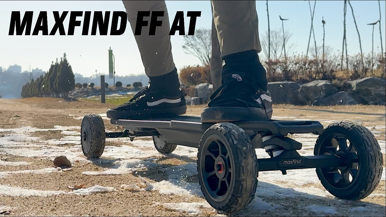 #261 MAXFIND FF AT ELECTRIC SKATEBOARD - This was a casual AT E-board