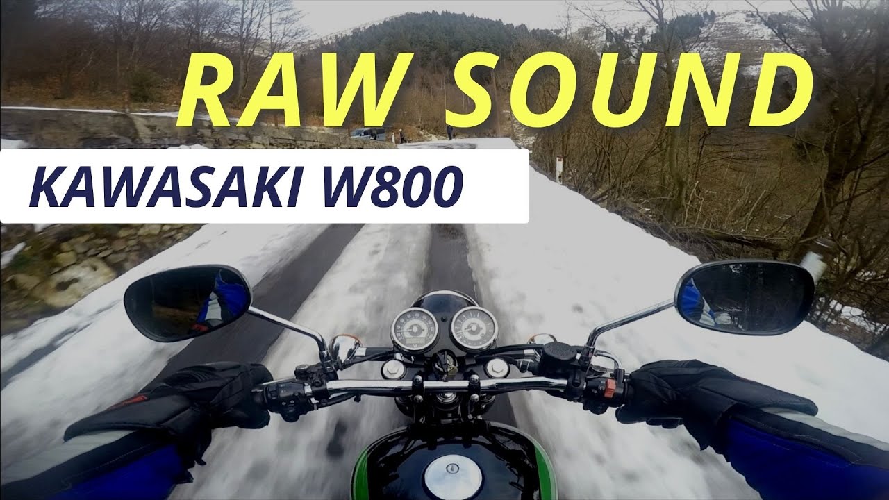 Kawasaki W800 pure sound | suono puro | no db killer | original exhaust