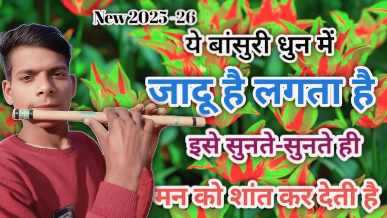 मन को शांत करने वाली बांसुरी की धुन। Relaxing music for stress relief.