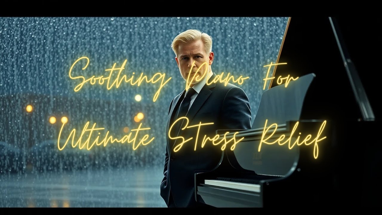 Soothing Piano Melodies and Gentle RAIN for Ultimate Stress Relief