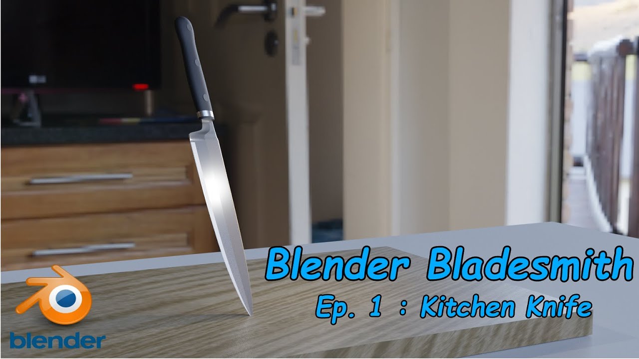 Blender Bladesmith Ep. 1 : Kitchen Knife | Detailed Tutorial | #blender #knife