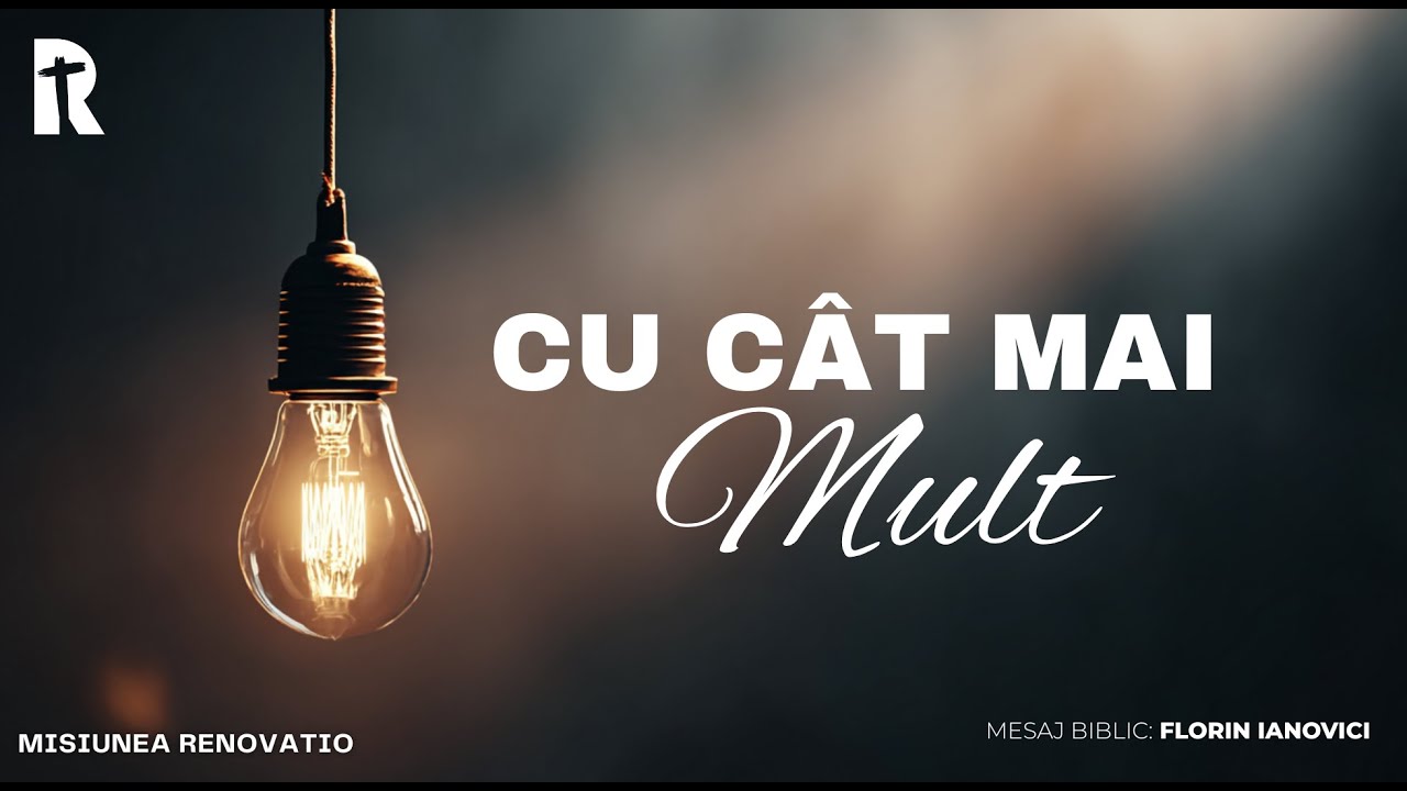 Florin Ianovici  - Cu c&acirc;t mai mult  | 19 Noiembrie 2025