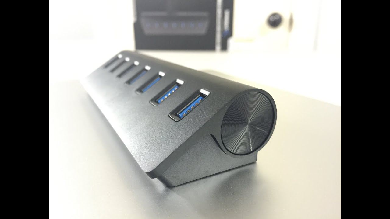 Sabrent 7 Port USB 3.0 Black Edition HUB unboxing/review