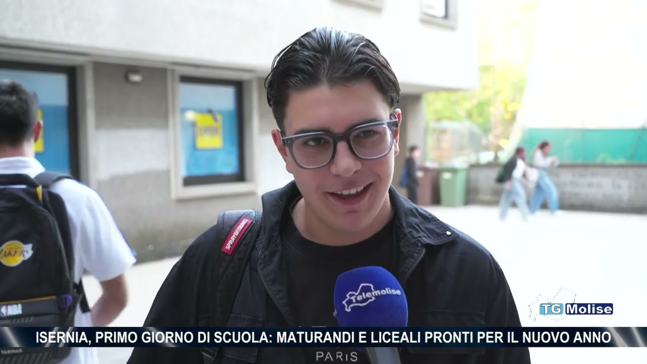 Isernia, primo giorno di scuola: maturandi e liceali pronti per il nuovo anno