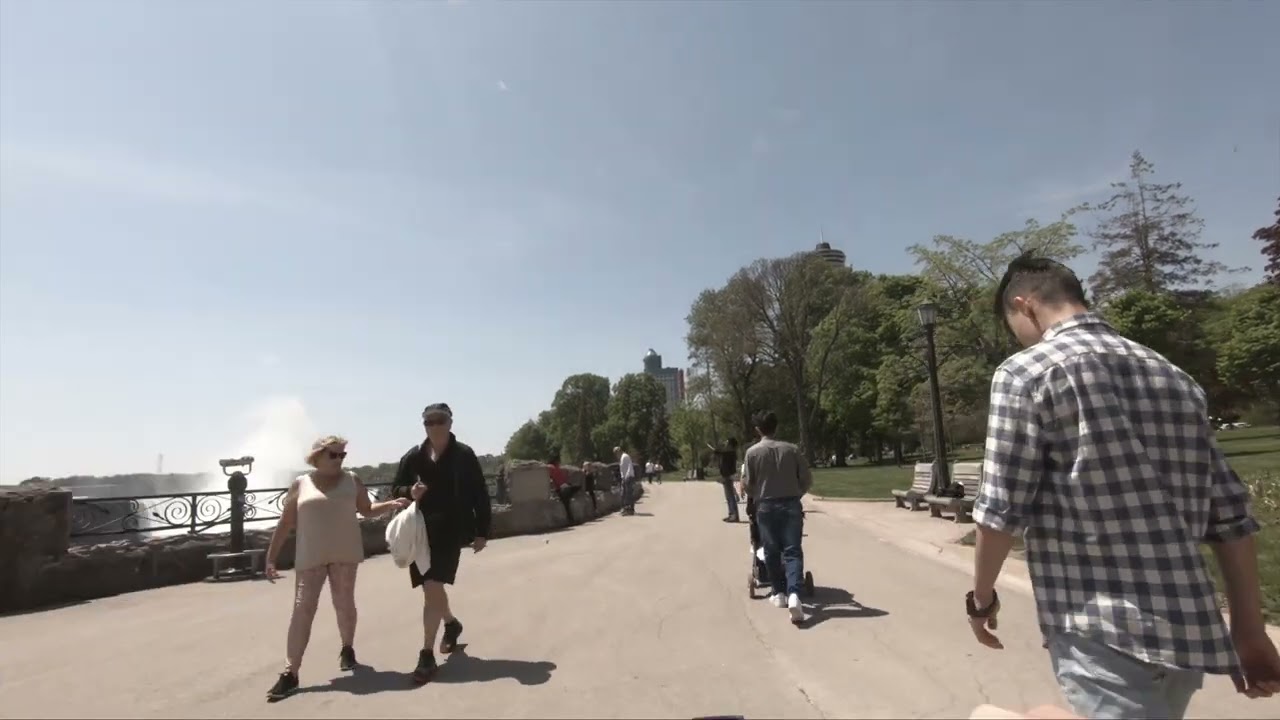 [4K] Cycling around Niagara Falls, Ontario Canada