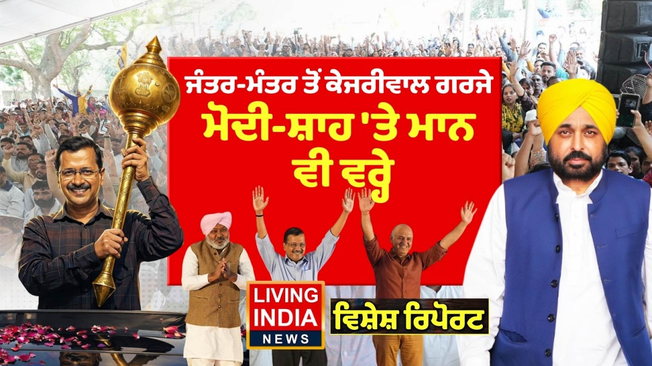 ਜੰਤਰ-ਮੰਤਰ ਤੋਂ Arvind Kejriwal ਗਰਜੇ, PM Modi-Amit Shah 'ਤੇ CM Bhagwant Mann ਵੀ ਵਰ੍ਹੇ | Special Report