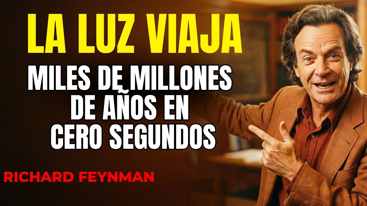 ¿Por qué el TIEMPO se detiene para la luz? | Richard Feynman