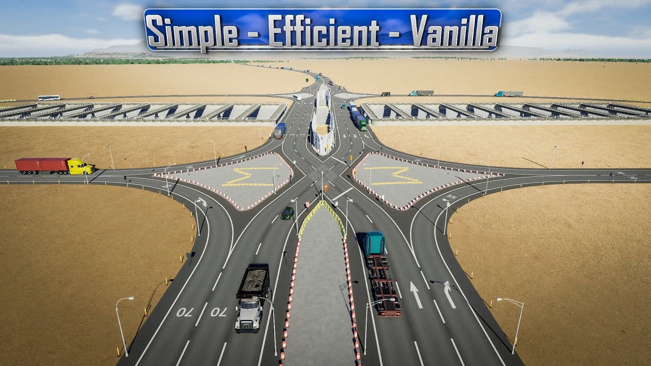 The Perfect Diverging Diamond doesn't exi….😮|No Mods - No Problems | Vanilla Cities Skylines 2 |