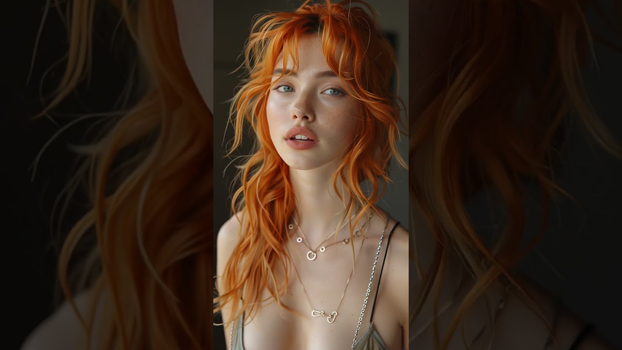 Vermilion Whisper &mdash; Lyra Vale #model #fashion #aimodel #portrait #video