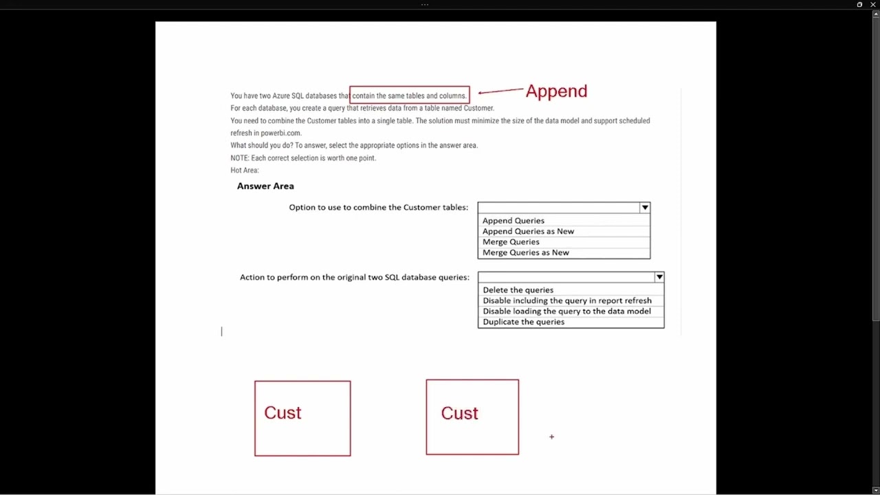 Microsoft Power BI Data Analyst: PL 300 Test Prep - Power BI and Disabling Load