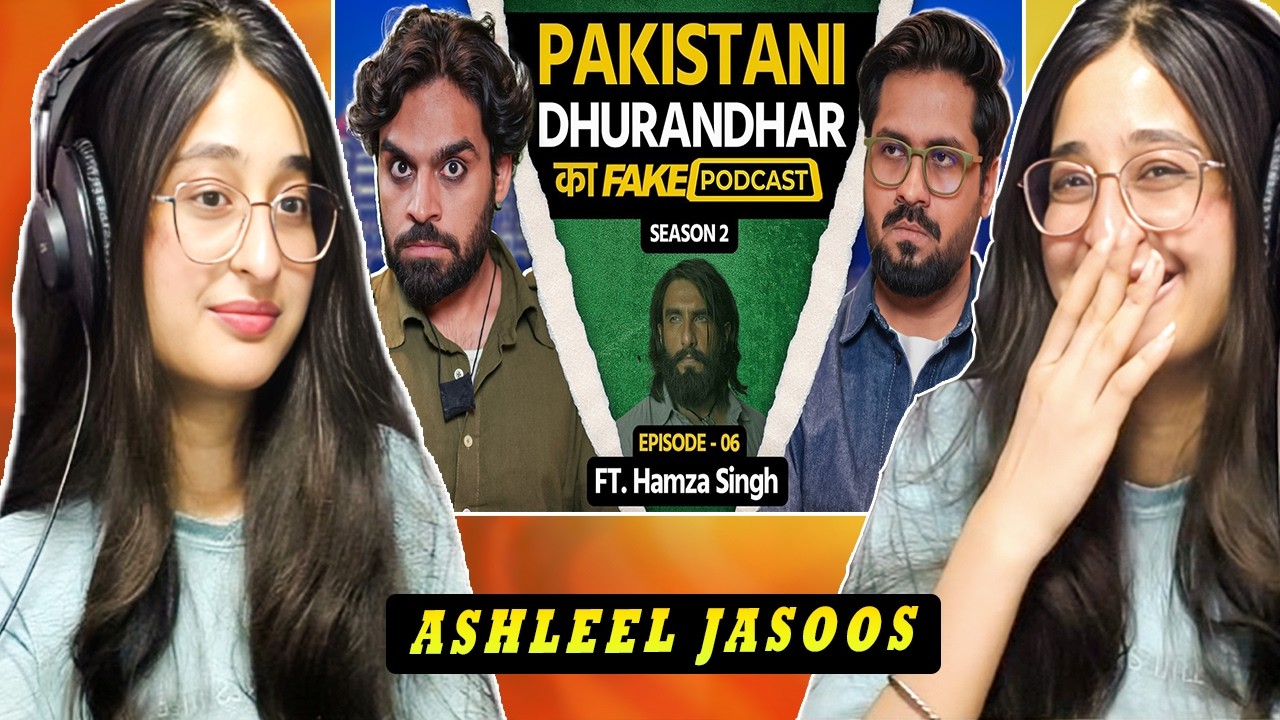 Pakistani Spy - Hamza singh | Reaction |Fake Podcast | Nidhi unfiltered #funny #humour  #dhurandhar 