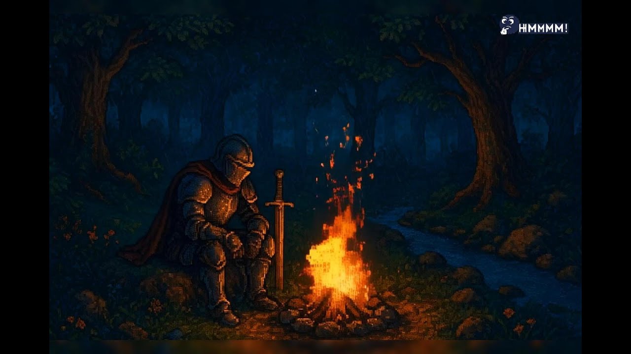 &ldquo;Knight by the Campfire &ndash; Relaxing & Healing Music&rdquo;  #AmbientFantasy #RelaxingFantasyMusic
