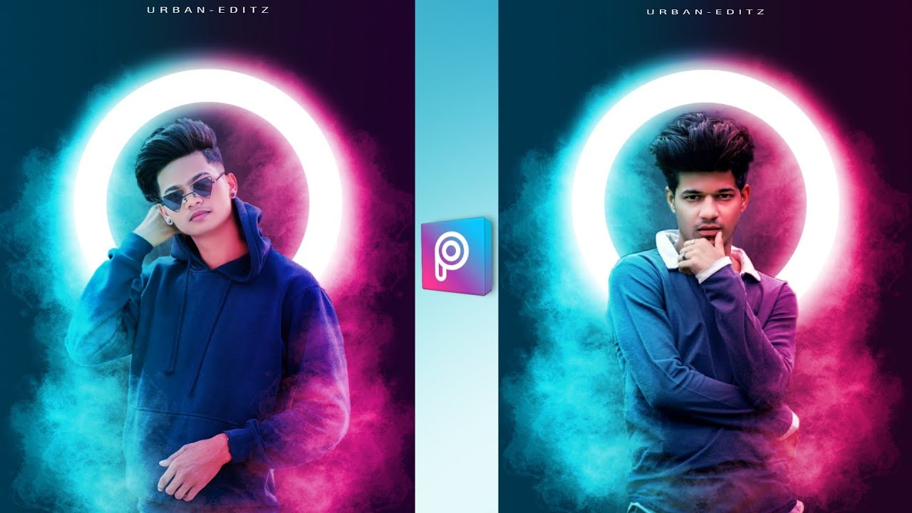 PicsArt Dual Tone Editing | Dual Colour Editing PicsArt | Colour Smoke Editing | urban editz
