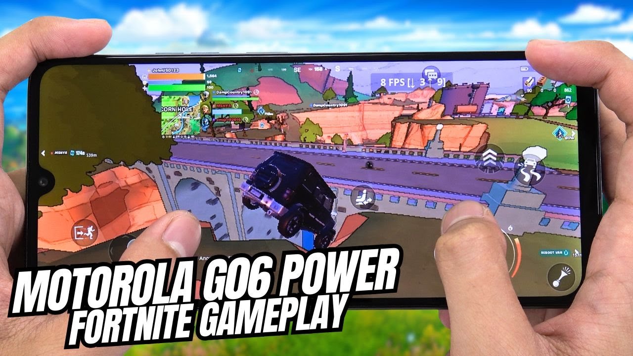 Motorola Moto G06 Power Fortnite Mobile Gameplay | Helio G81 Ultra