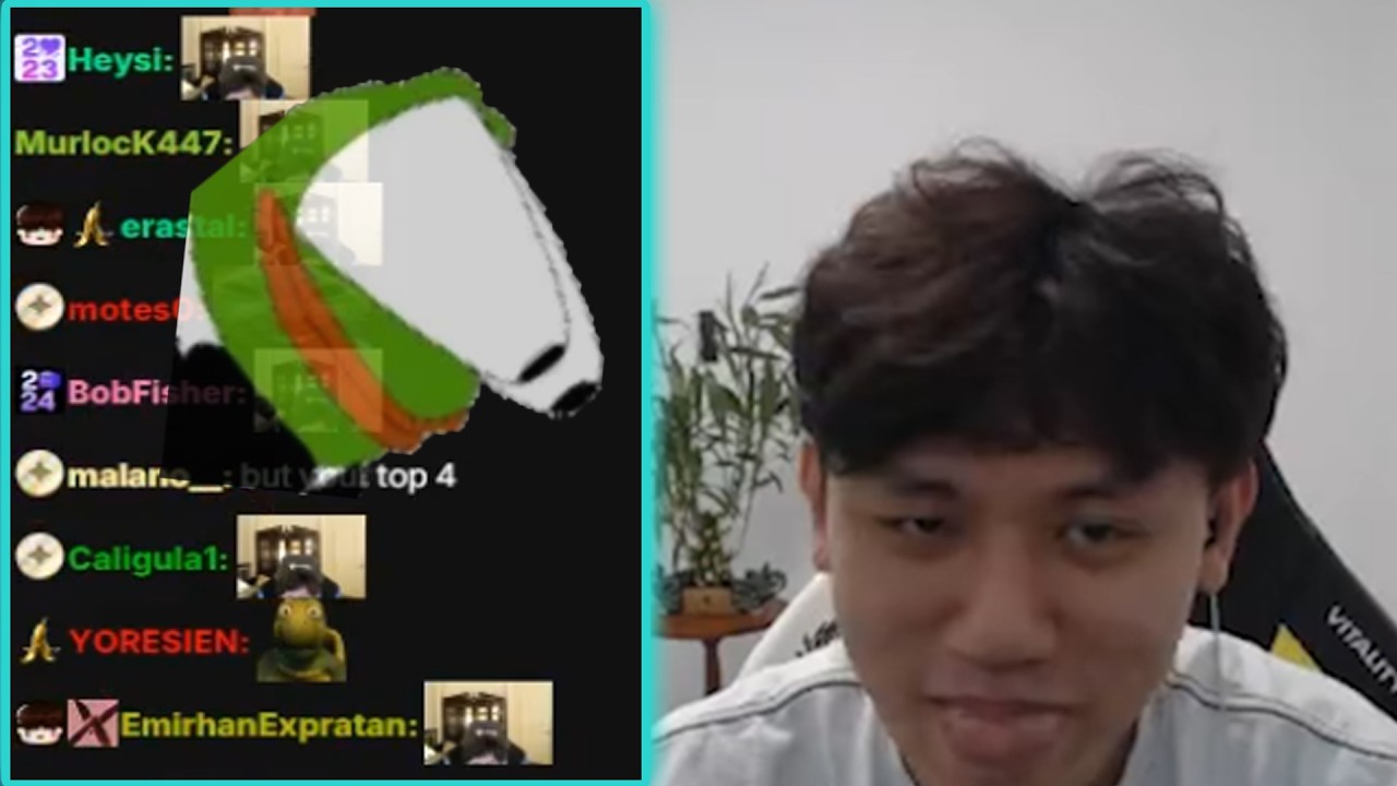 Viewers Asked K3soju to Tilt Camera Down