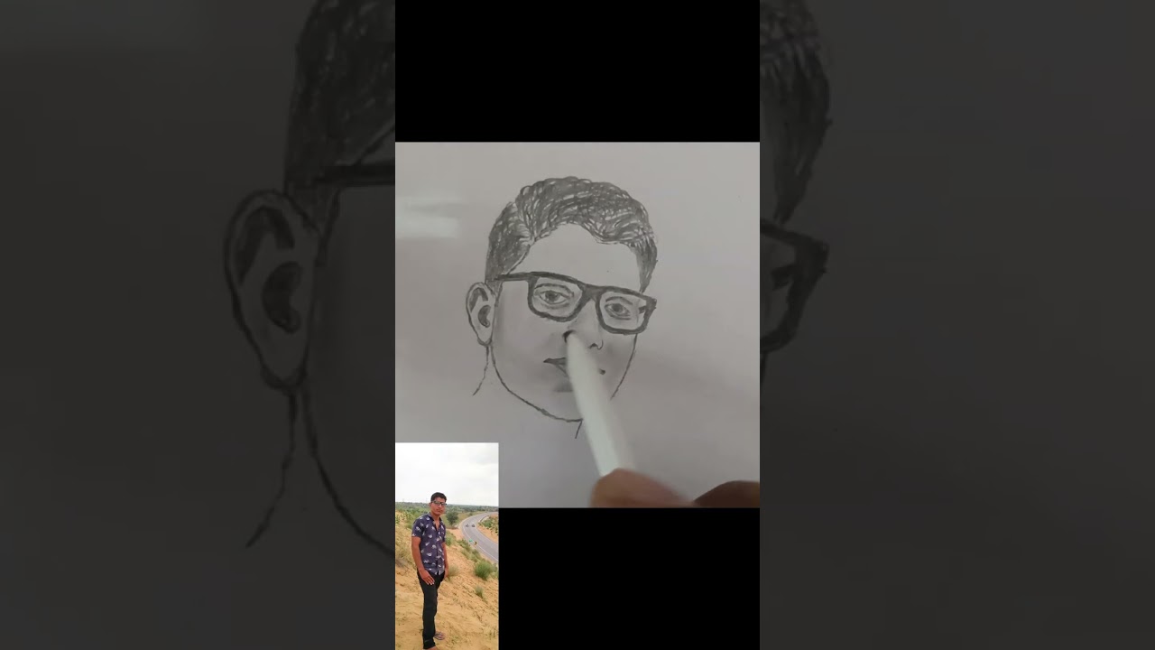 Ramesh karwasara ka scatch bnaya 😊 #artist #art #draw #moolchandthethaliya