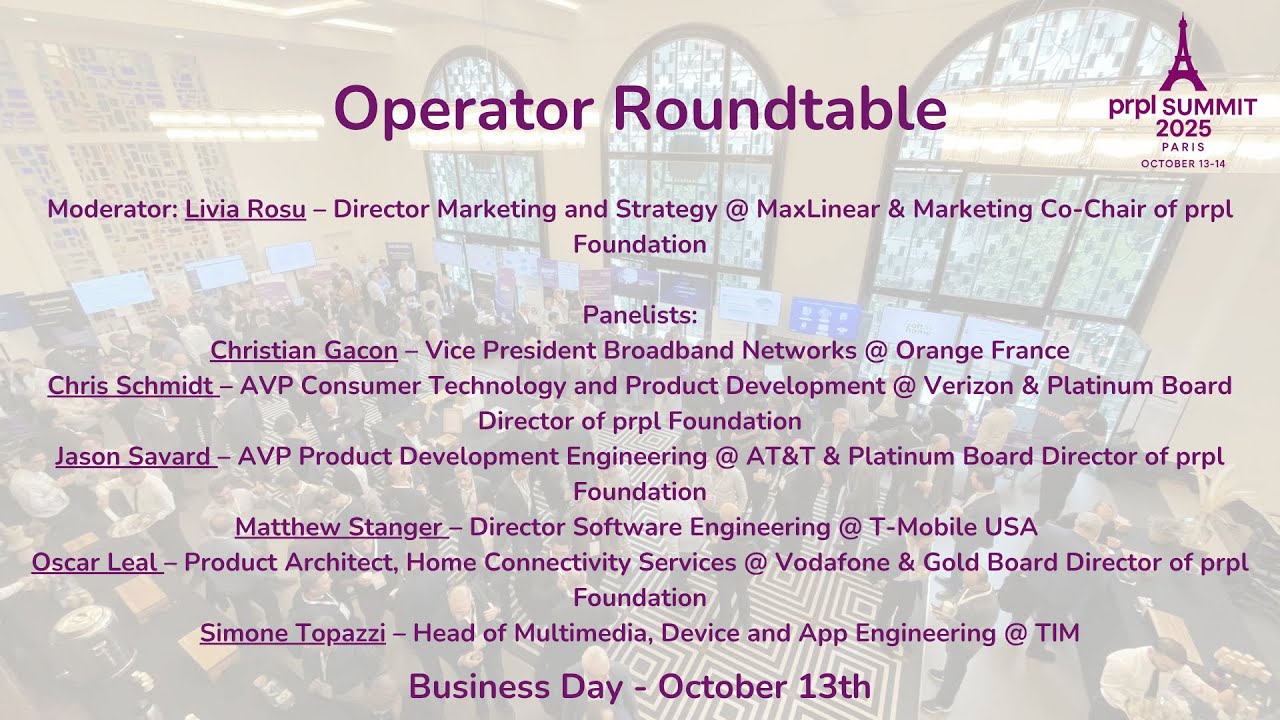 prpl Summit 2025: Operator Roundtable