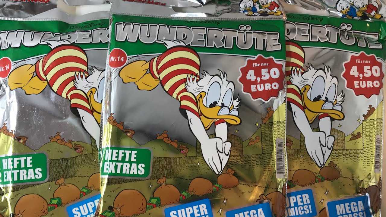 Micky Maus Wundertüten Nr 14 auspacken