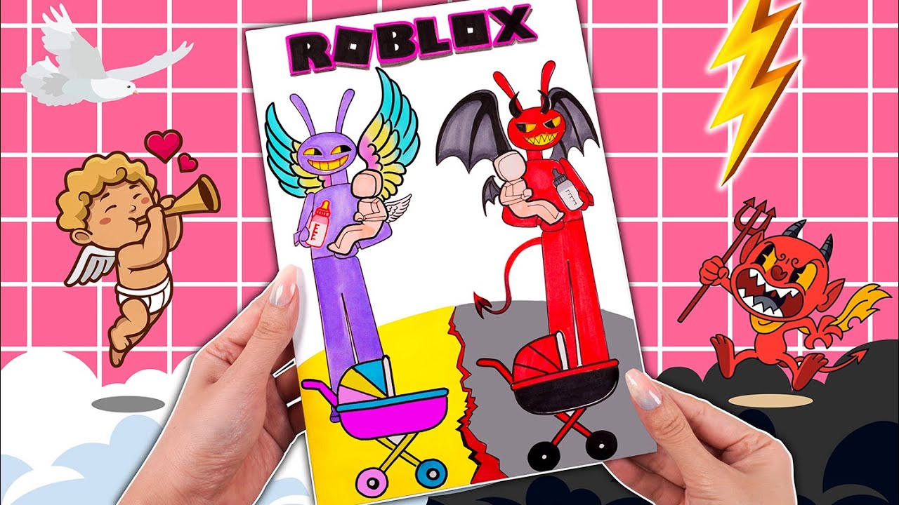 [🐾бумажные поделки🐾] Roblox Jax Pregnant Angels and Demons 로블록스 Pregnant Outfit Blind Bag - Game ...