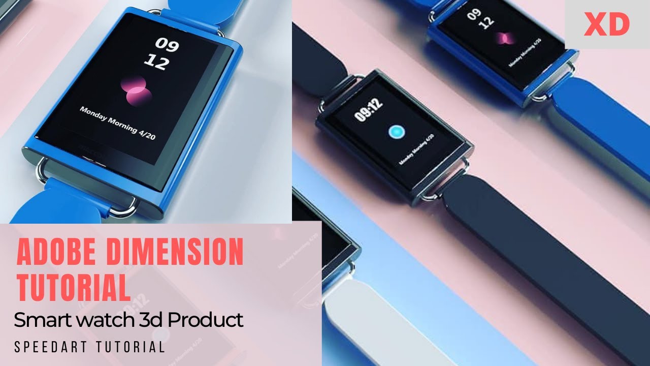 Adobe Dimension tutorial - Making a Smart Watch - Beginners Tutorial