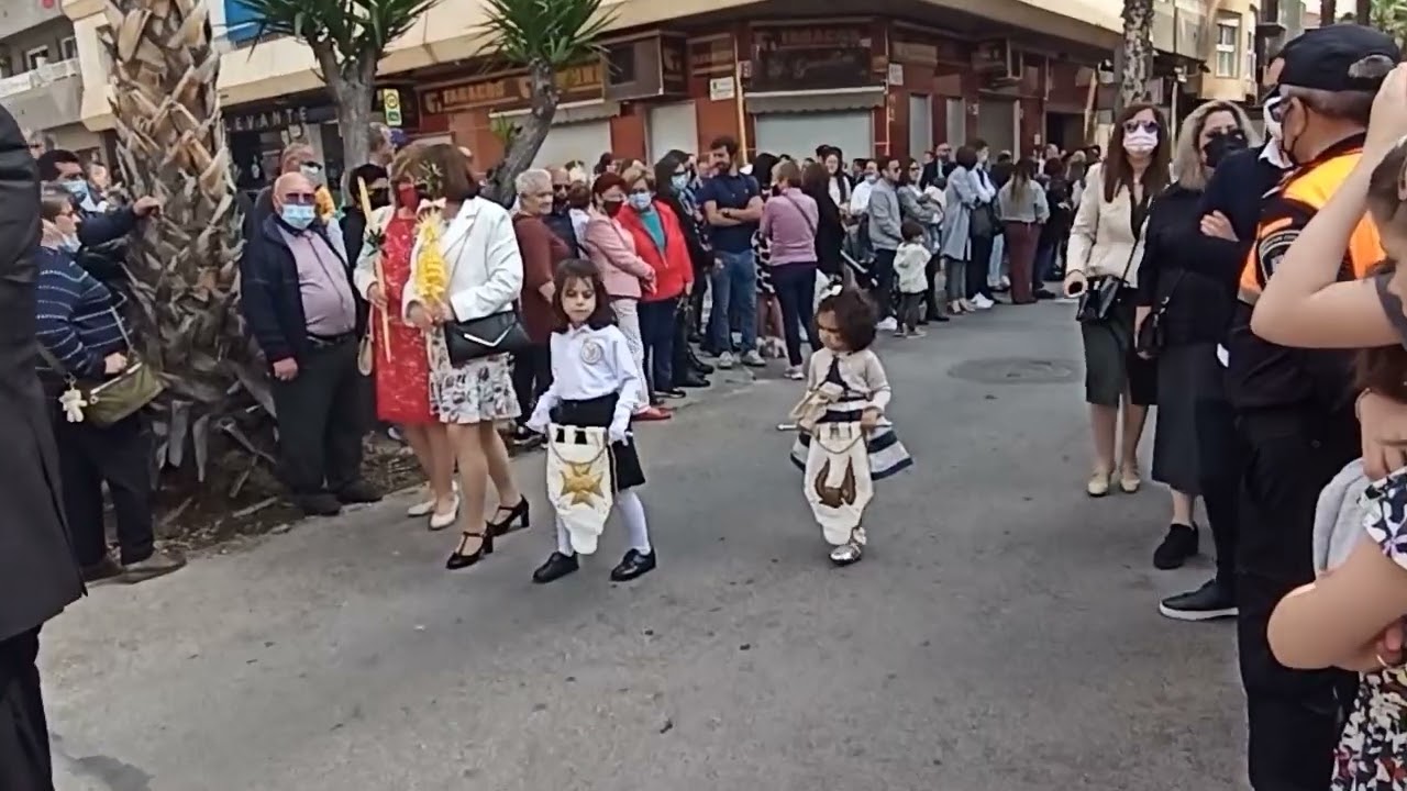 Torrevieja. Palm Sunday, Domingo de palma. 10/04/2022