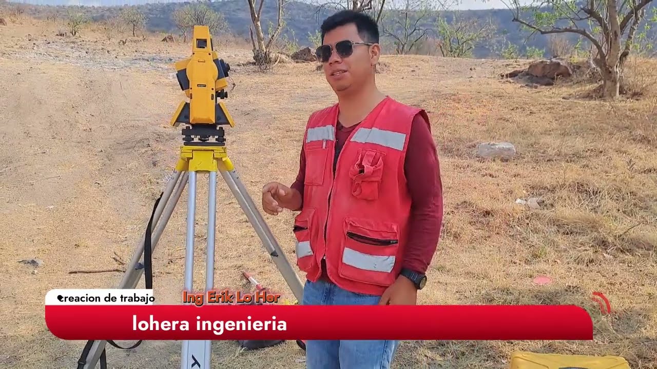 Estación total hi-target hts-521 l10 creación trabajo