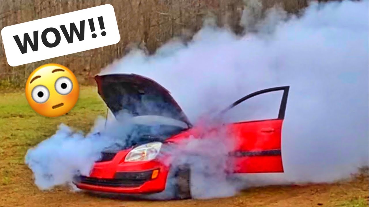 EXPLODING KIA RIO Engine! GOODBYE!