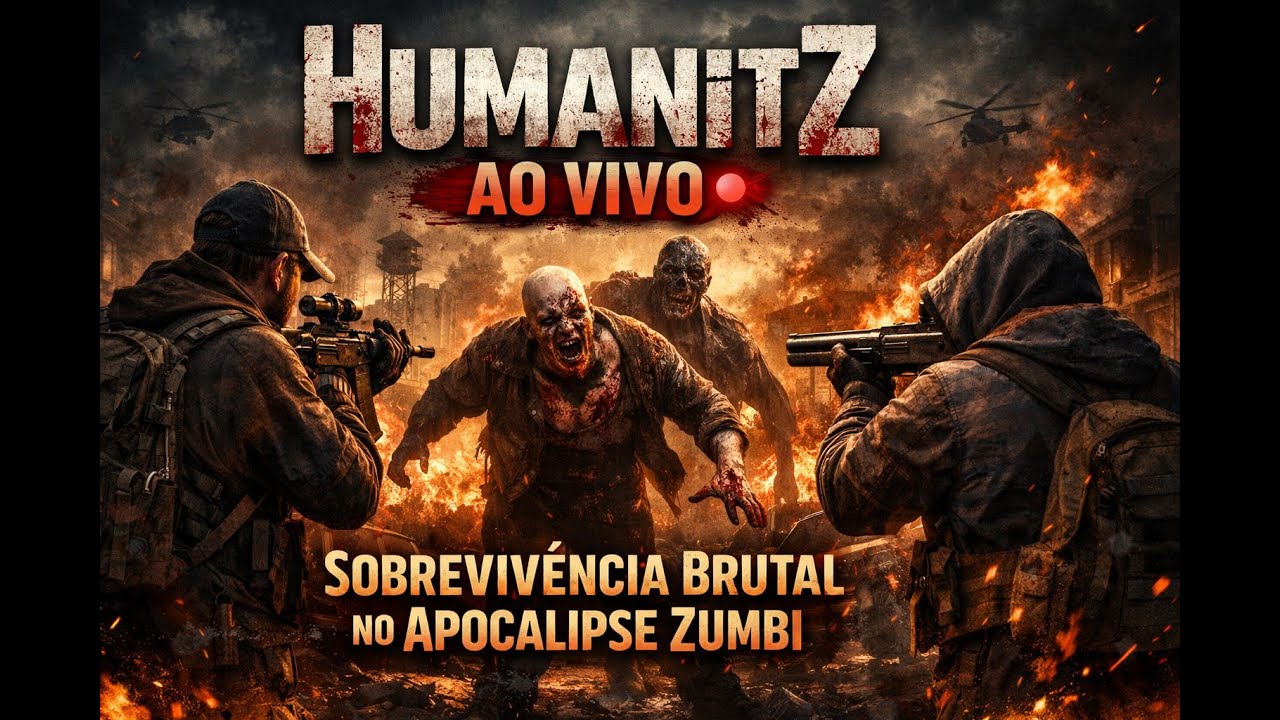 HumanitZ AO VIVO | Sobrevivência Brutal no Apocalipse Zumbi 🧟🔥