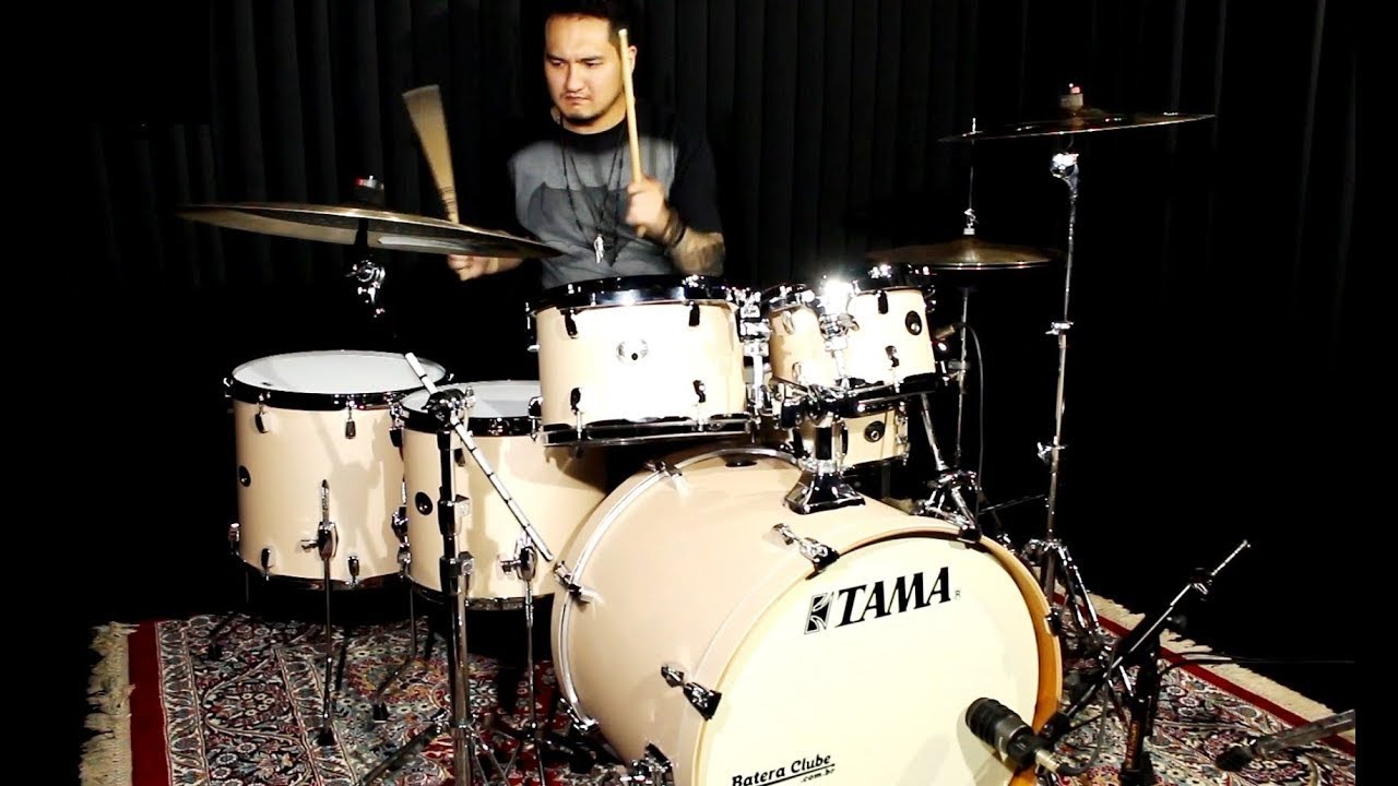 Bateria Tama Silverstar Birch Matte Copper Sparkle Quick Check Drum Set