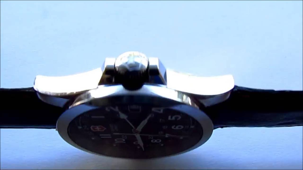 Swiss Army Infantry Wristwatch 24798  2nd Time Zone